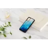 Funda protectora iKins para Samsung Galaxy S20 — acabado blue lake negro