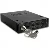 ICY DOCK - ToughArmor - MB992SK-B - SATA - Adaptador - 2x 2,5 inch > 3,5 inch - SATA 6 Gbit/s - Cerradura de seguridad - Metal - LED - hasta 9,5 mm de altura