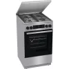 Gorenje GKS5C71XF cocina independiente con horno Plata