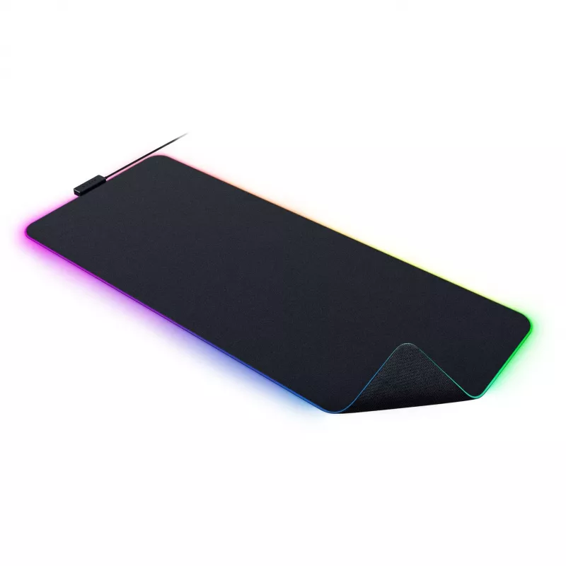 Alfombrilla de ratón Gaming Razer Strider Chroma – superficie de poliéster, 370×900 mm, negra, retroiluminación multicolor