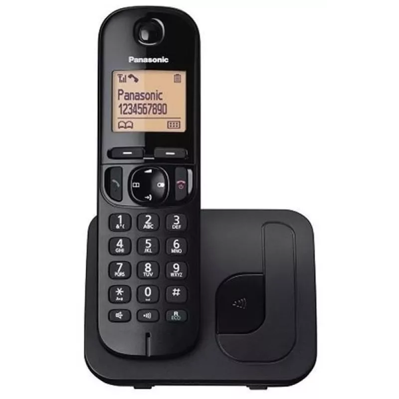 Panasonic KX-TGC 210 PDB Teléfono DECT Negro con identificación de llamadas