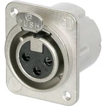 Neutrik NC3FD-LX-M3 accesorio de conectividad plata