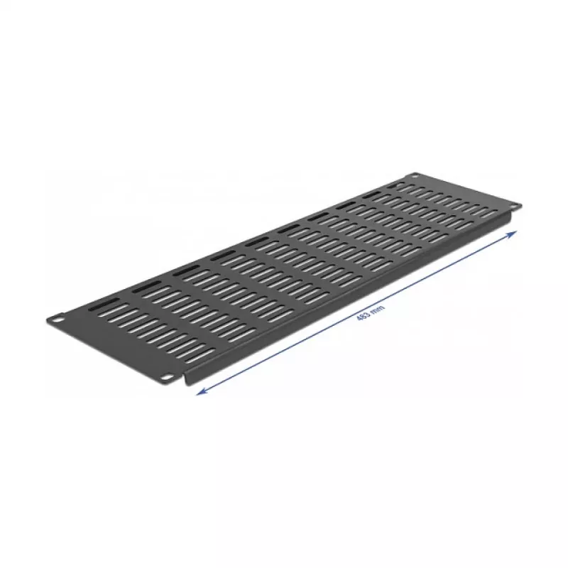 Panel ciego ventilado DeLOCK 66681 para armario de red de 19