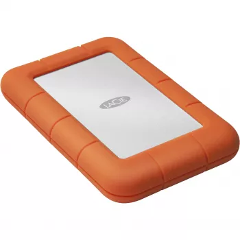 Rugged Mini 5 TB, disco duro externo (plateado/naranja, Micro-USB-B 3.2 Gen 1 (5 Gbit/s))