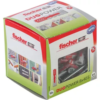 Taco FISCHER DUOPOWER 8x40 S 50 uds. con tornillos