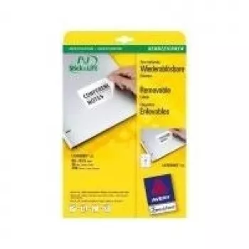 Etiquetas de impresora autoadhesivas Avery L4745REV-25