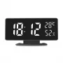 Despertador digital LED GreenBlue GB395 con indicación de temperatura