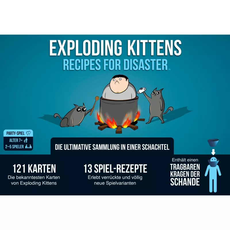 Exploding Kittens - Recipes for Disaster, juego de cartas