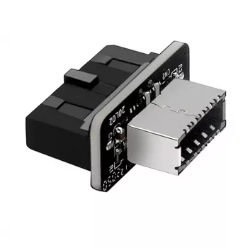 Adaptador USB 3.0 GrauGear GG 18025 – conector hembra Type-A, orientación de 180°