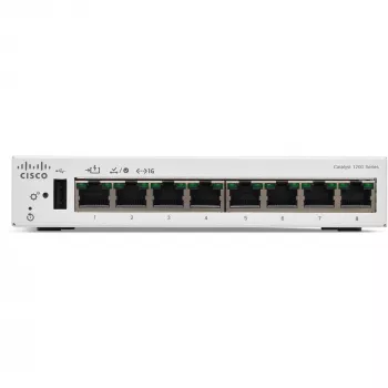 CISCO Catalyst 1200 8 puertos GE Desktop Ext PS PoE Input