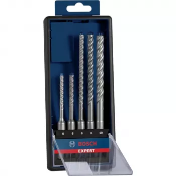 Bosch Expert SDS-plus-7X juego de brocas para martillo, 5 piezas, 5/6/8/10 mm