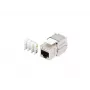 Módulo Keystone Lanberg KSF7-2000 Plano Acero inoxidable
