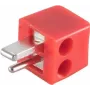 ShiverPeaks S/CONN maximum connectivity 54001-R Conector acodado para altavoz, de tipo tornillo