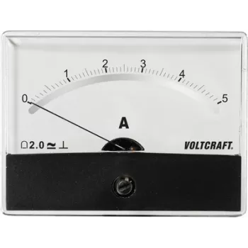 Voltcraft AM-86X65/5A/DC instrumento de panel AM-86X65/5A/DC 5 A galvanómetro de bobina móvil (AM-86X65/5A/DC)