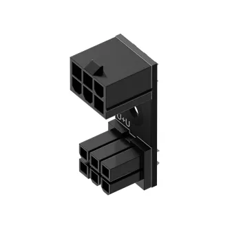 Adaptador PCIe 6‑Pin 180° U+U de Singularity (SC-A-PCIE6-UU) — adaptador en ángulo 6‑pin PCI Express