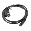 Cable de alimentación Lanberg CA-C5CA-11CC-0018-BK negro 1,8 m CEE7/7 conector hembra C5 (CA-C5CA-11CC-0018-BK)