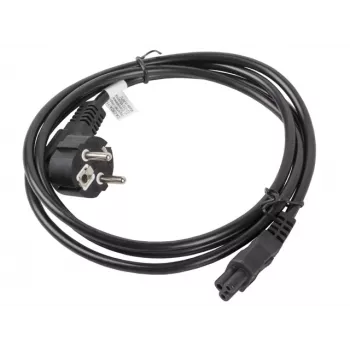 Cable de alimentación Lanberg CA-C5CA-11CC-0018-BK negro 1,8 m CEE7/7 conector hembra C5 (CA-C5CA-11CC-0018-BK)
