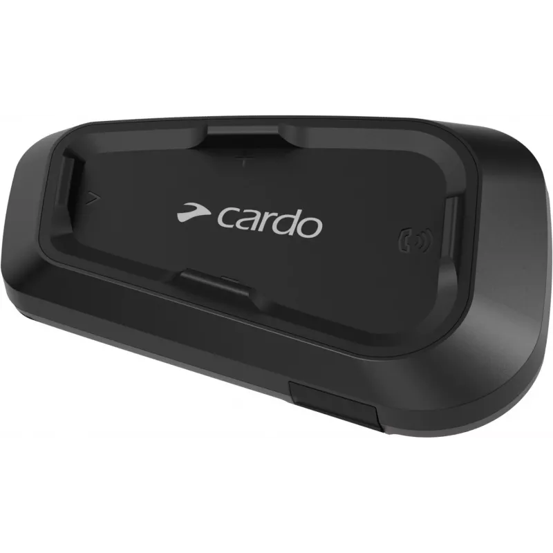 Cardo Spirit HD intercomunicador para moto 2 canales 600 m negro