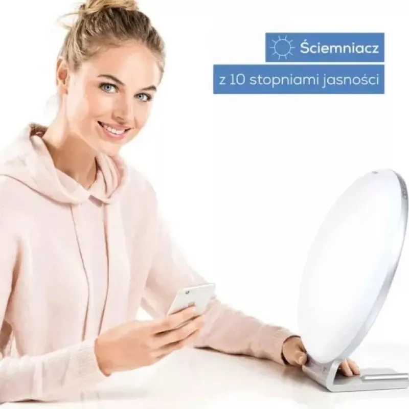 Lámpara de fototerapia Beurer TL100 – intensidad de 10.000 lux, diseño de bajo consumo
