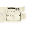 Caja de empalme de fibra óptica Extralink Elena, 16 empalmes, blanca