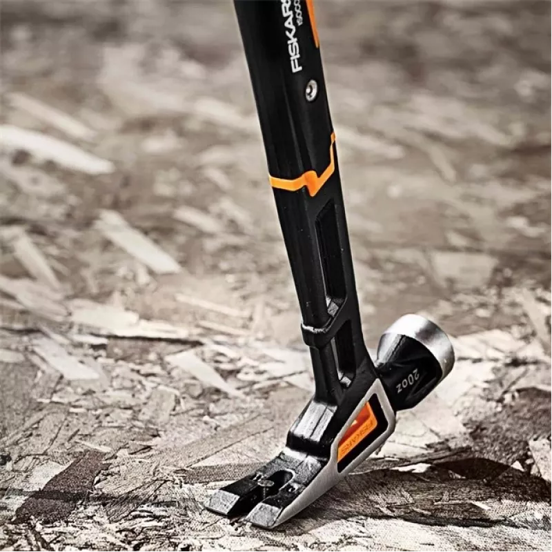 Fiskars 1020214 martillo de orejas negro, metálico, naranja