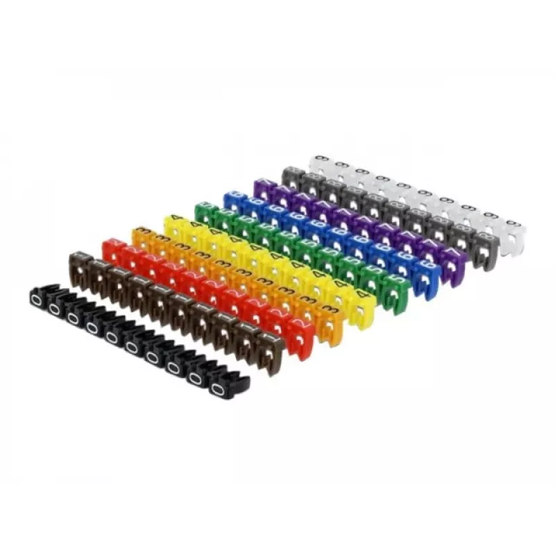 Clip para cables DeLOCK 18304 colores surtidos
