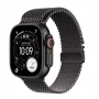 Smartwatch Apple Watch Ultra 3 GPS + Cellular 49mm Caja de titanio negro con milanesa de titanio negra mediana