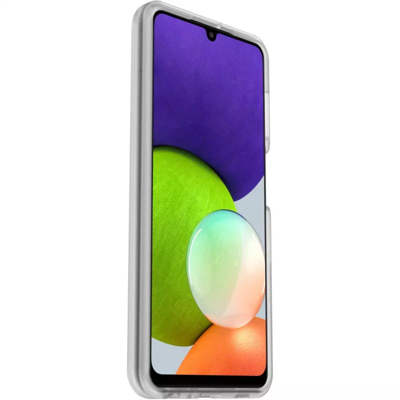 React + Trusted Glass funda protectora transparente + protector de pantalla para Samsung Galaxy A22