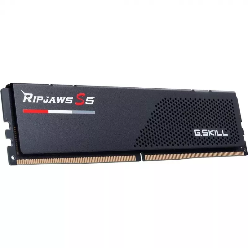 DIMM 64 GB DDR5-6400 (2x 32 GB) kit dual, memoria RAM negra, F5-6400J3239G32GX2-RS5K, Ripjaws S5, INTEL XMP