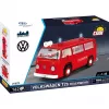 Juguete de construcción Cobi Volkswagen T2b Feuerwehr escala 1:35, rojo