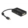 Cable DeLOCK 0,16 m DisplayPort HDMI DVI Mini DisplayPort