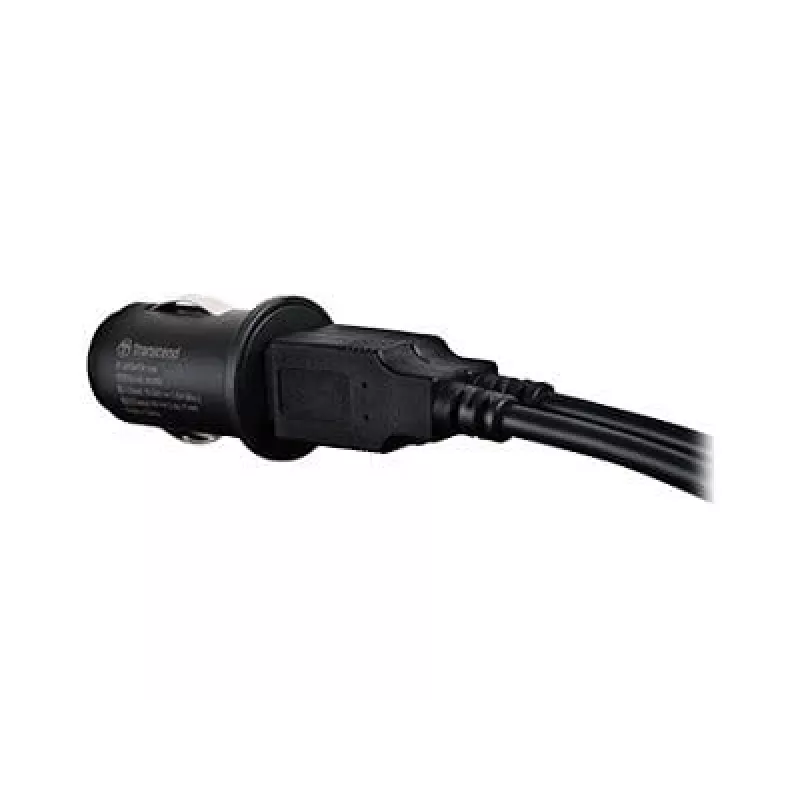 Transcend TS-DPL3 - Alimentación para coche - 2,4 A - 2 puertos de salida (2 x USB)
