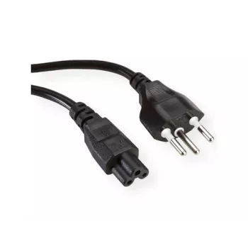 Cable de alimentación VALUE 19.07.2097, cable de red compatible CEE 7/7, 1,8 m, 250 V, negro
