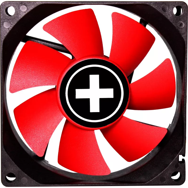 Ventilador de caja XILENCE XF040 80mm PWM - rojo