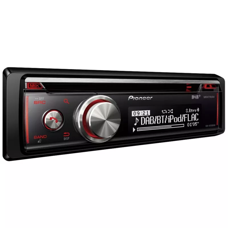 Receptor multimedia para coche Pioneer DEH-X8700DAB Negro