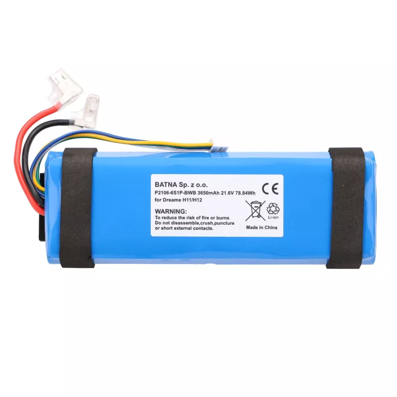 Batería de repuesto Extralink para Dreame H11 / H11 MAX P2106-6S1P-BWB 3650 mAh 21,6 V