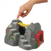 World magic tunnel, ferrocarril gris/rojo