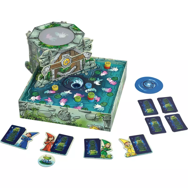 Drei Magier: Der geheimnisvolle Brunnen, juego de mesa