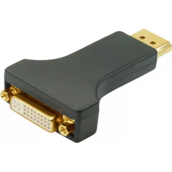 Conector DisplayPort DVI negro S/CONN SI-77402