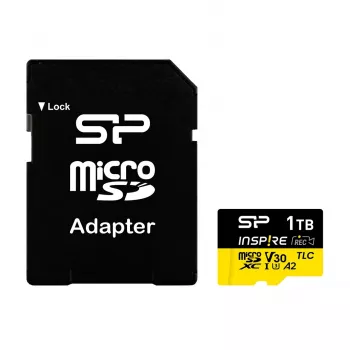 Tarjeta de memoria Silicon Power Inspire 512 GB MicroSDXC V30 UHS-I U3 A2 4K + Adaptador (SP512GBSTXLA2V1NSP)