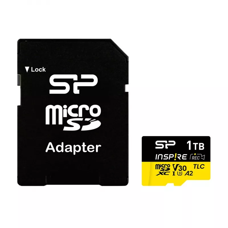 Tarjeta de memoria Silicon Power Inspire 512 GB MicroSDXC V30 UHS-I U3 A2 4K + Adaptador (SP512GBSTXLA2V1NSP)