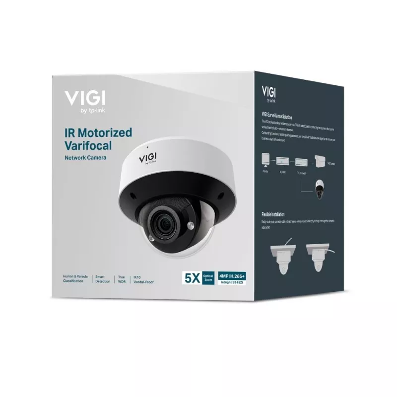Cámara de vigilancia IP TP-Link VIGI InSight S245ZI tipo domo para exterior 2688 x 1520 píxeles montaje en techo