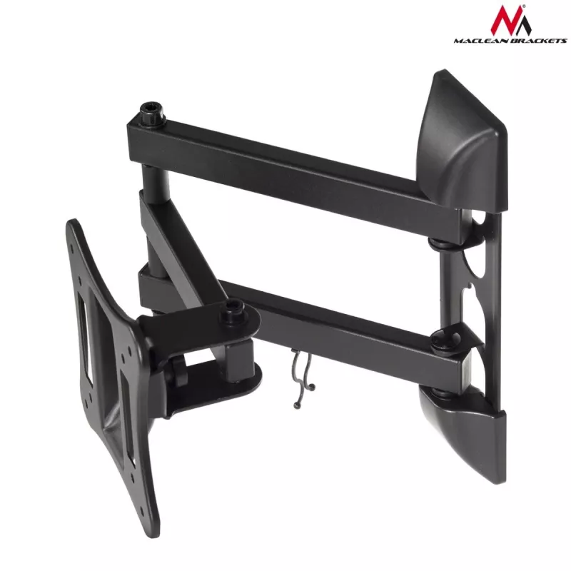 Soporte de pared para TV/monitor MACLEAN MC-719, para pantallas de hasta 68,6 cm (27 inch), máx. 15 kg, VESA 100x100, negro