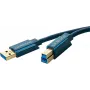 ClickTronic 3m USB3.0 A - B m/m 3m USB A USB B azul cable USB (70093)