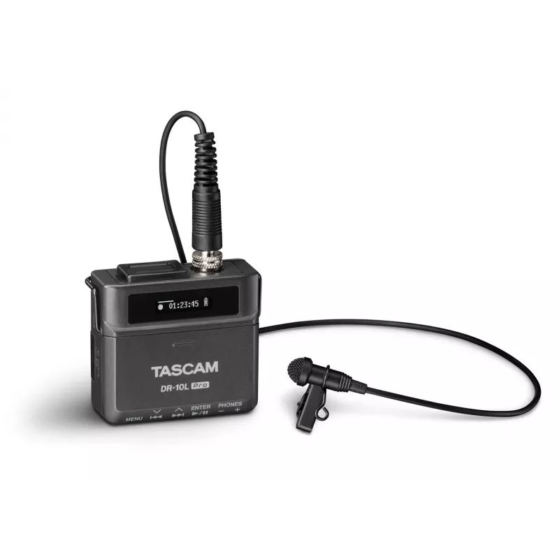 Tascam DR-10L Pro grabadora digital portátil con micrófono de solapa