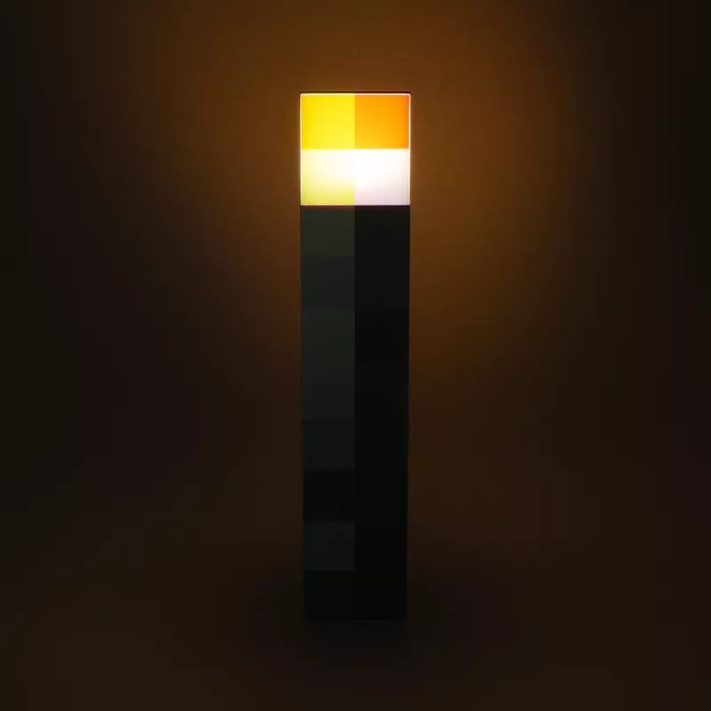 Lámpara de mesa Paladone Torch Light PP9202MCFV3 diseño Minecraft a pilas