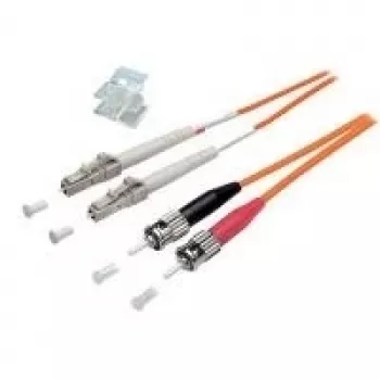 Cable de fibra óptica ShiverPeaks S/CONN 2 m LC/ST multicolor naranja