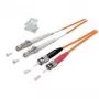 Cable de fibra óptica ShiverPeaks S/CONN 2 m LC/ST multicolor naranja