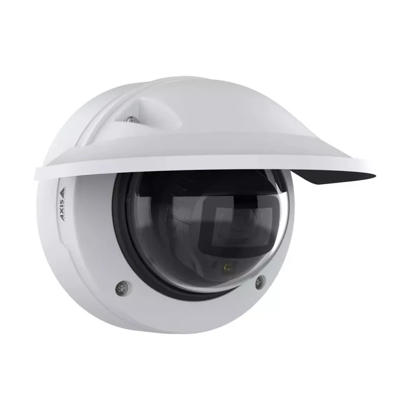 Cámara de vigilancia IP Axis P3278-LVE — domo, 3840×2160, interior y exterior, montaje en techo/pared, CMOS de 1/1,8 inch, 0,03 lx, 103° H