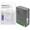Qoltec, Regulador de carga solar MPPT con sensor de temperatura 20A 12V/24V Pantalla LCD 2 X USB